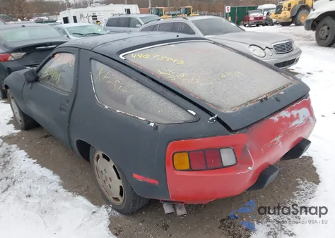 1984 Porsche 928 из США, поврежденный, VIN WP00A0926ES821326
